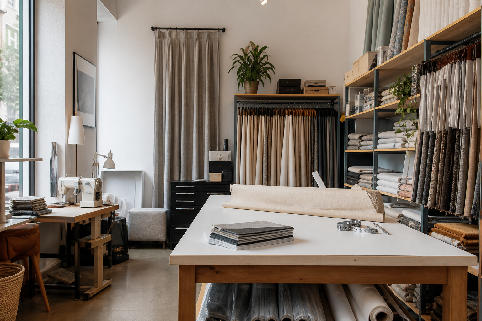 About the Curtains / home textiles studio at Stracimpal Atelier