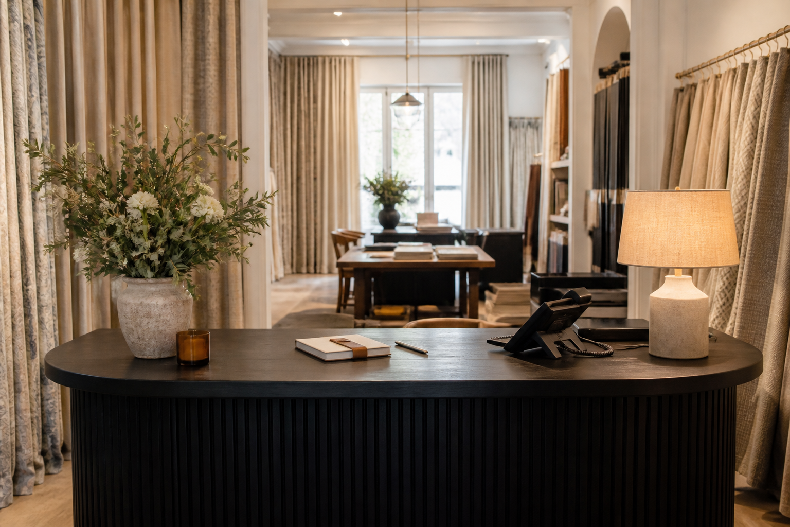 Contact desk at Stracimpal Atelier in Melbourne