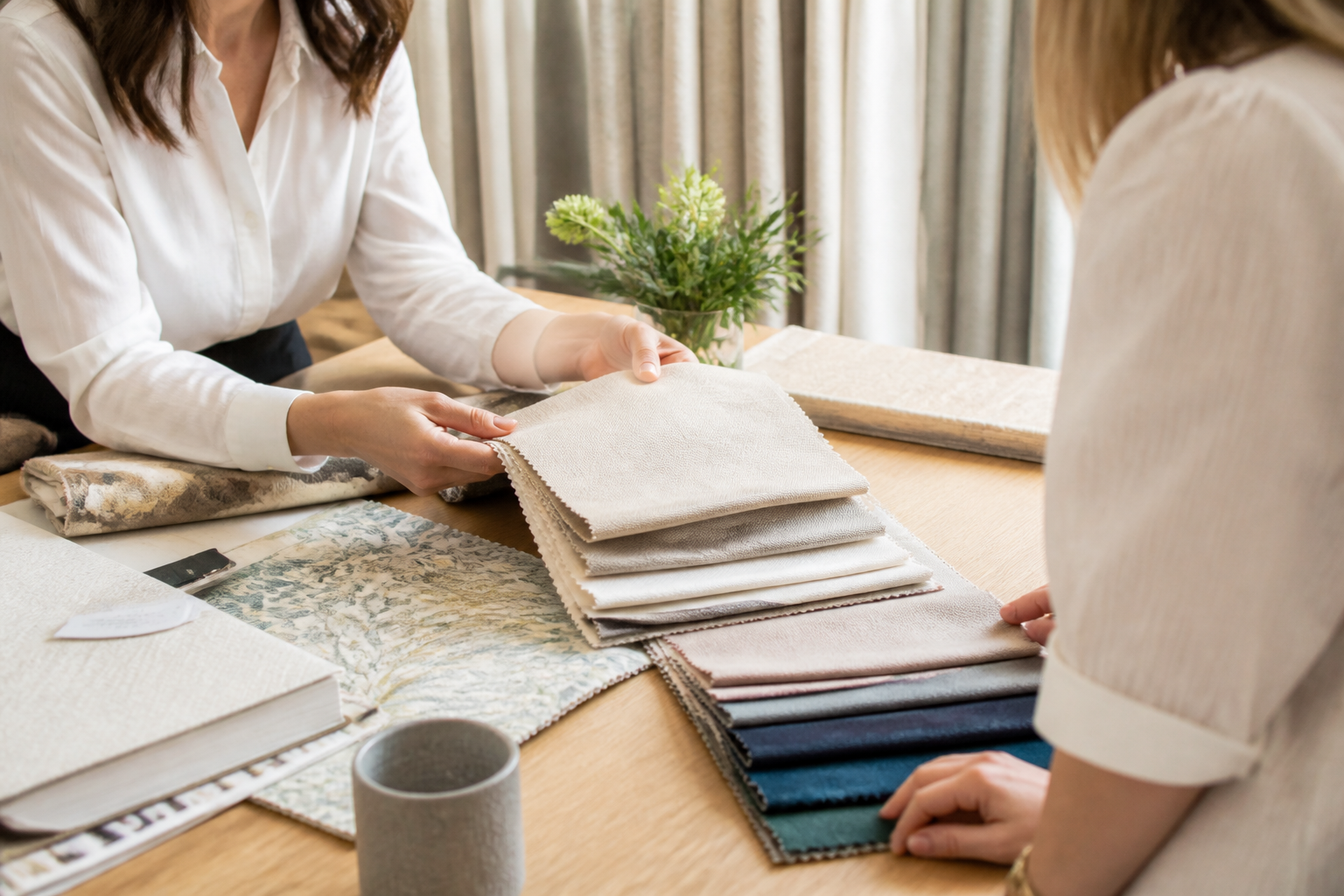 Fabric consult at Stracimpal Atelier